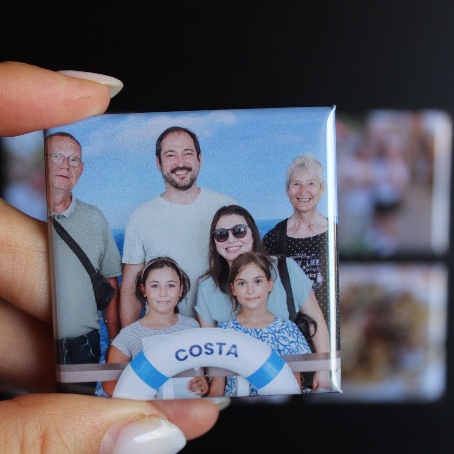 Pack 9 Imanes personalizados Cuadrados