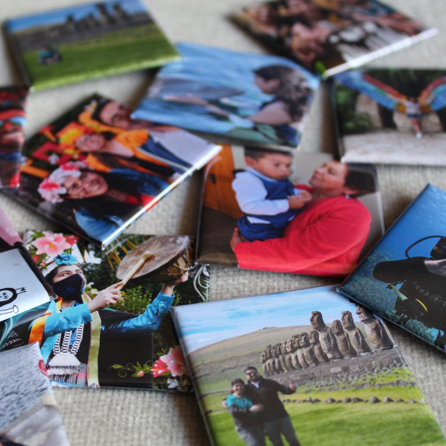 Pack 9 Imanes personalizados Cuadrados