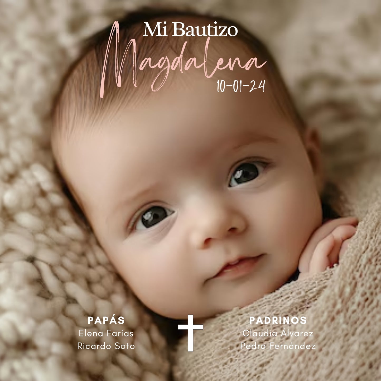 Bautizos - Diseño 6 "Magdalena"
