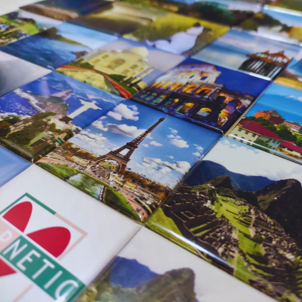 Pack 6 Imanes personalizados Cuadrados