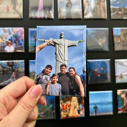 1 Imán personalizado Rectangular